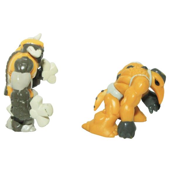 2 Pc Lot - Vintage Gormiti Gravitus The Strong & Bullrock 1.5" Toy Figures - Picture 5 of 8